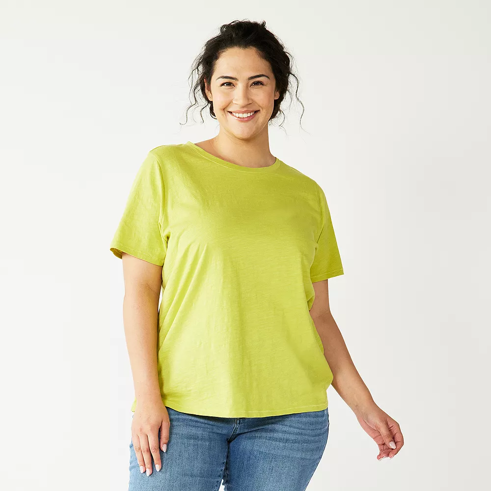 Petite Plus Size Sonoma Goods For Life® Crewneck Tee 33 Petite Plus Size Sonoma Goods For Life® Crewneck Tee - Image 31