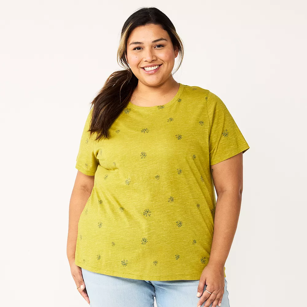 Petite Plus Size Sonoma Goods For Life® Crewneck Tee 17 Petite Plus Size Sonoma Goods For Life® Crewneck Tee - Image 15