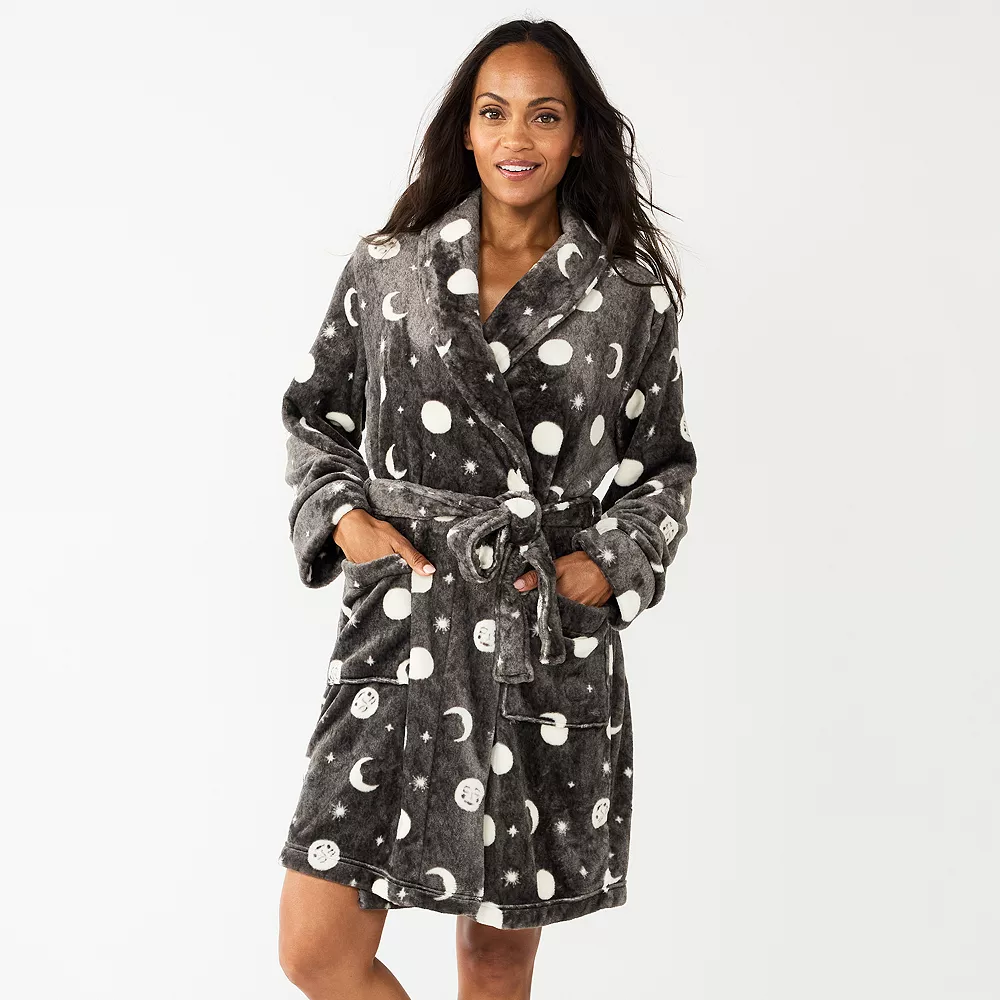 Women's Sonoma Goods For Life® Short Plush Robe 7 Women's Sonoma Goods For Life® Short Plush Robe - Image 5