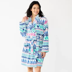 Women's Sonoma Goods For Life® Short Plush Robe 23 Women's Sonoma Goods For Life® Short Plush Robe -Sonoma Clothing Store 5574694 Multi Geo