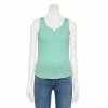 Women's Sonoma Goods For Life® Notchneck Ribbed Tank -Sonoma Clothing Store 5579049 Dusty Teal