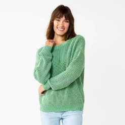 Women's Sonoma Goods For LifeĀ® Textured Drop-Shoulder Sweater