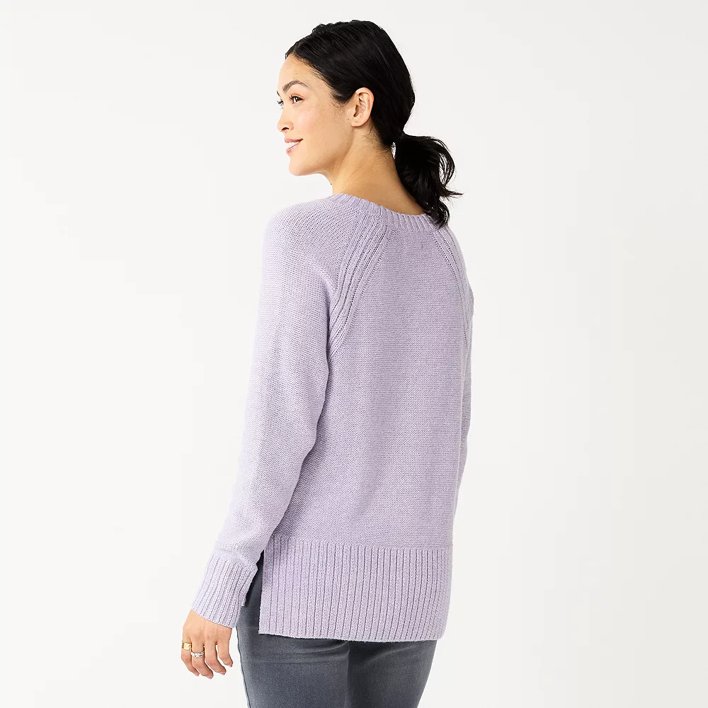 Women's Sonoma Goods For Life® Textured Raglan Sweater 11 Women's Sonoma Goods For Life® Textured Raglan Sweater - Image 9