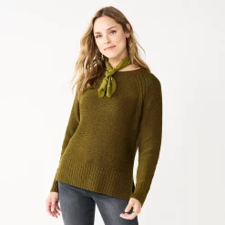 Women's Sonoma Goods For LifeĀ® Textured Raglan Sweater