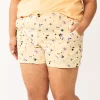 Plus Size Sonoma Goods For Life® High-Waisted Comfort Utility Shorts -Sonoma Clothing Store 5581111 Abstract Leaf