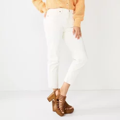 Women's Sonoma Goods For Life® High-Waisted Boyfriend Jeans 17 Women's Sonoma Goods For Life® High-Waisted Boyfriend Jeans -Sonoma Clothing Store 5582926 Ecru