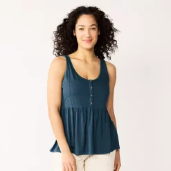 Women's Sonoma Goods For Life® Button Utility Tank