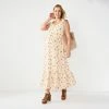 Maternity Sonoma Goods For Life® Knot Shoulder Maxi Dress -Sonoma Clothing Store 5584275 Ditsy Gingham
