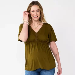 Maternity Sonoma Goods For LifeĀ® Flutter Sleeve Top