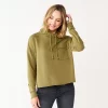 Women's Sonoma Goods For Life® Cozy Relaxed Hoodie -Sonoma Clothing Store 5589293 Light Olive
