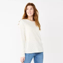 Sonoma Clothing Store -Sonoma Clothing Store 5625802 Cream Checkerboard