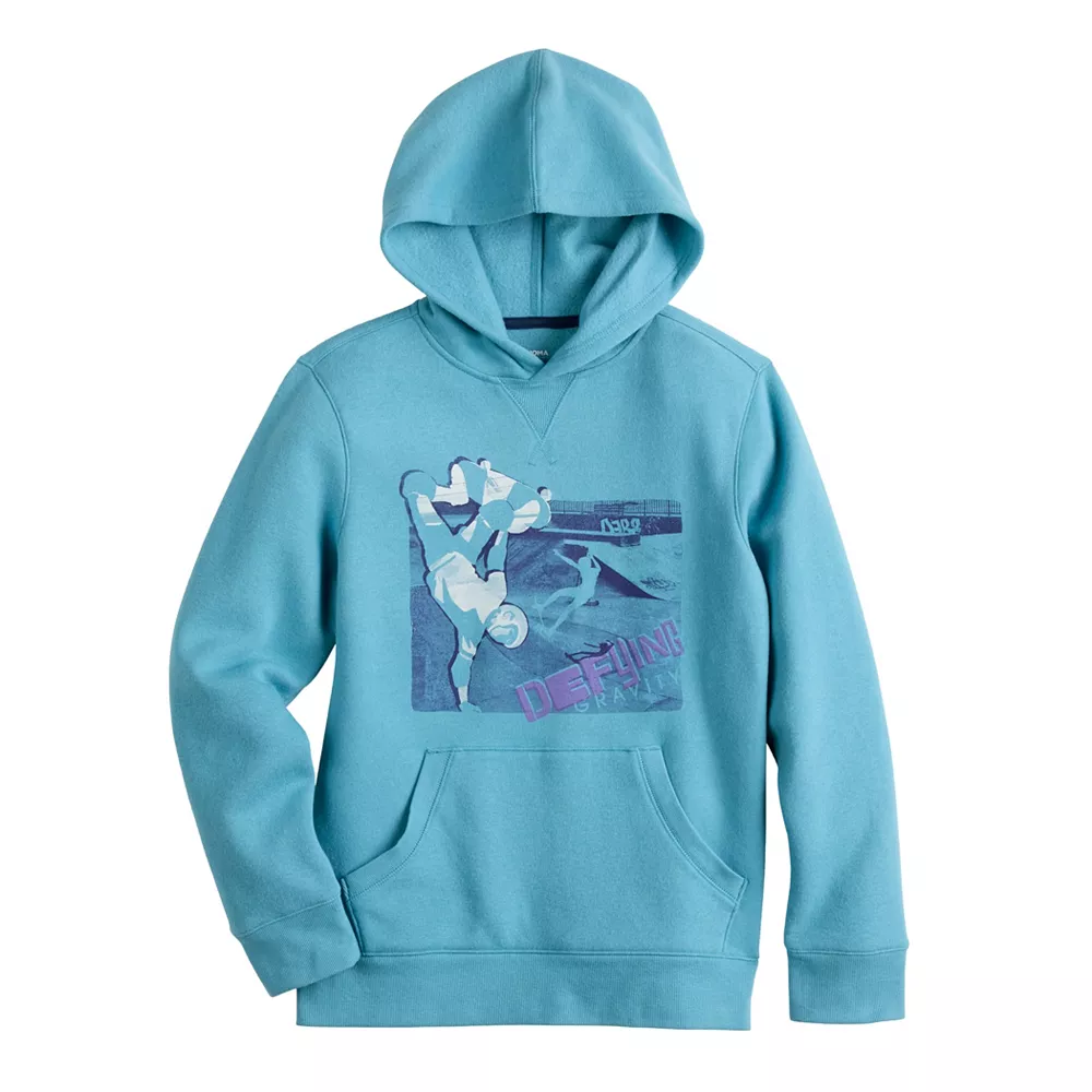 Kids 8-20 Sonoma Goods For Life® Supersoft Fleece Hoodie in Regular & Plus 4 Kids 8-20 Sonoma Goods For Life® Supersoft Fleece Hoodie in Regular & Plus - Image 2