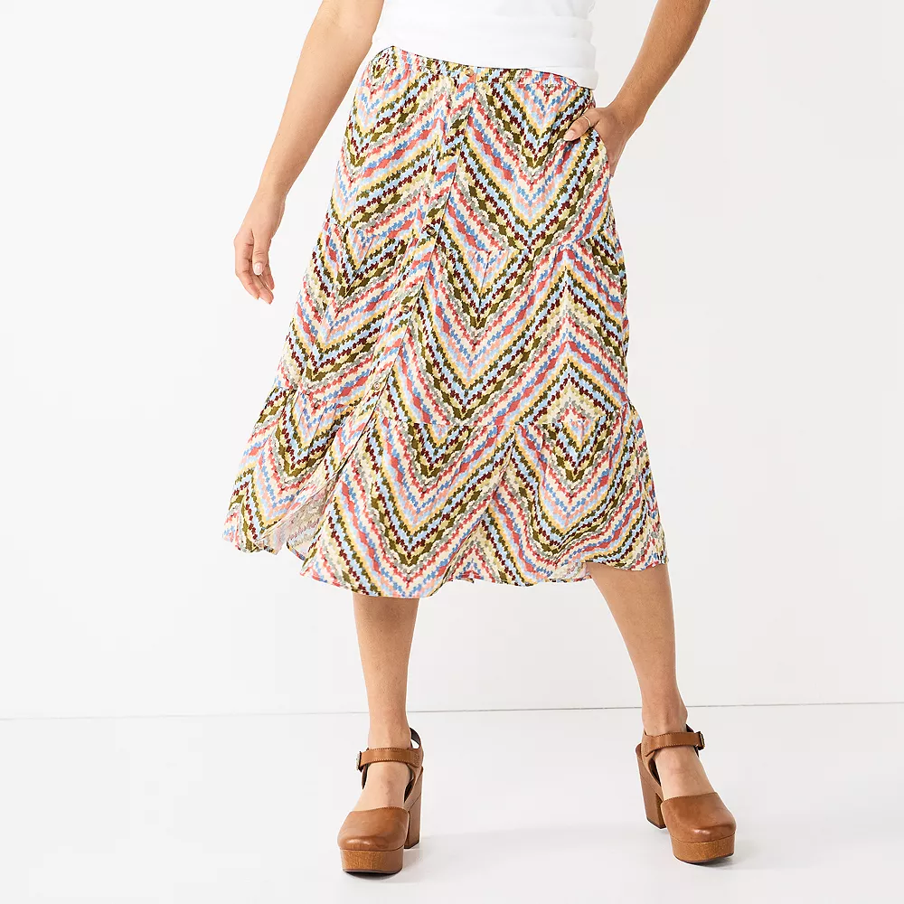 Petite Sonoma Goods For Life® Wrap Ruffle Maxi Skirt 3 Petite Sonoma Goods For Life® Wrap Ruffle Maxi Skirt