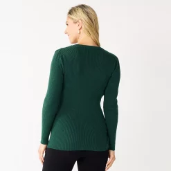Maternity Sonoma Goods For Life® Fitted Puff Sleeve Sweater 9 Maternity Sonoma Goods For Life® Fitted Puff Sleeve Sweater -Sonoma Clothing Store 5666269 ALT