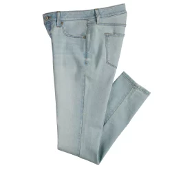 Women's Sonoma Goods For Life® Supersoft Stretch Midrise Skinny Jeans -Sonoma Clothing Store 5671206 Cool Blue Wash ALT13