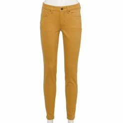 Women's Sonoma Goods For Life® Supersoft Stretch Midrise Skinny Jeans -Sonoma Clothing Store 5671206 Kings Camel