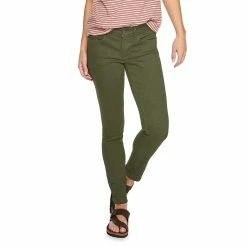 Women's Sonoma Goods For Life® Supersoft Stretch Midrise Skinny Jeans -Sonoma Clothing Store 5671206 Olive