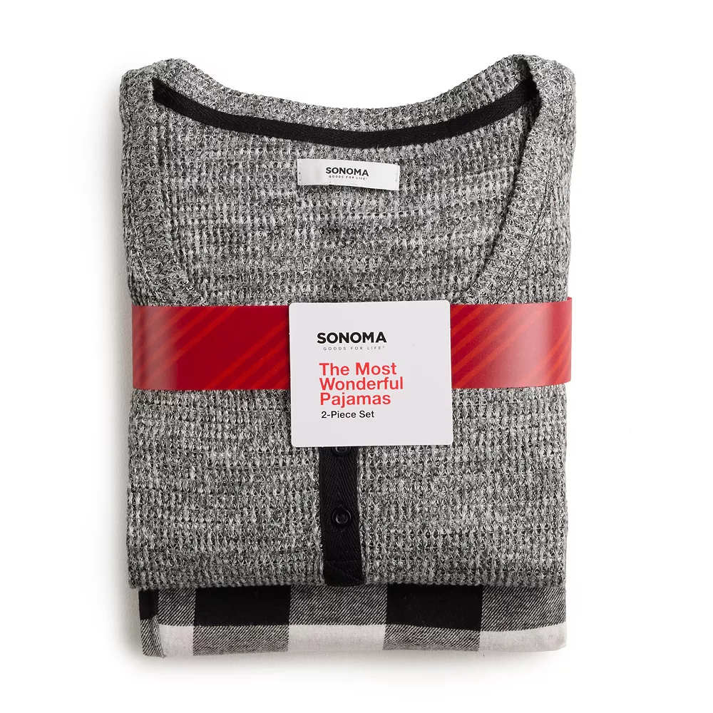 Women's Sonoma Goods For Life® Flannel Pajama Pants & Pajama Top Sleep Set 21 Women's Sonoma Goods For Life® Flannel Pajama Pants & Pajama Top Sleep Set - Image 19