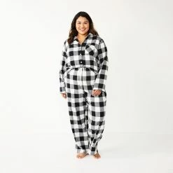 Plus Size Sonoma Goods For Life® Flannel Pajama Shirt & Pajama Pants Sleep Set -Sonoma Clothing Store 5677717 ALT2