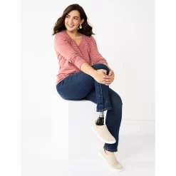 Women's Sonoma Goods For Life® Adaptive & Easy Dressing Mid-Rise Straight Leg Jean -Sonoma Clothing Store 5678470 ALT3