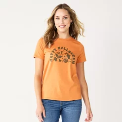 Women's Sonoma Goods For Life® Short Sleeve Graphic Tee 17 Women's Sonoma Goods For Life® Short Sleeve Graphic Tee -Sonoma Clothing Store 5686029 Happy Halloween