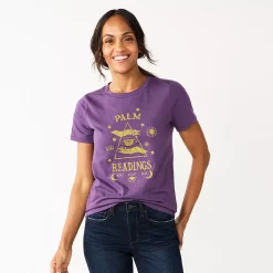 Women's Sonoma Goods For Life® Short Sleeve Graphic Tee 22 Women's Sonoma Goods For Life® Short Sleeve Graphic Tee -Sonoma Clothing Store 5686029 Purple Palm Reading