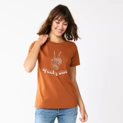 Women's Sonoma Goods For Life® Short Sleeve Graphic Tee 20 Women's Sonoma Goods For Life® Short Sleeve Graphic Tee -Sonoma Clothing Store 5686029 Spooky Vibes