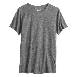 Women's Tall Sonoma Goods For Life® Essential Crewneck Tee -Sonoma Clothing Store 5686288 Dark Gray Texture