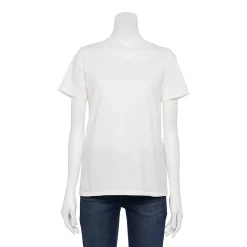 Women's Tall Sonoma Goods For Life® Essential Crewneck Tee -Sonoma Clothing Store 5686288 White