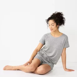 Women's Sonoma Goods For Life® Essential Pajama Shorts -Sonoma Clothing Store 5727033 ALT4