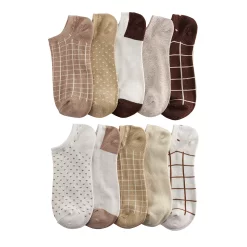 Sonoma Goods For Life® 10 Pack Check Pattern No Show Socks 19 Sonoma Goods For Life® 10 Pack Check Pattern No Show Socks -Sonoma Clothing Store 5744058 Check Pattern