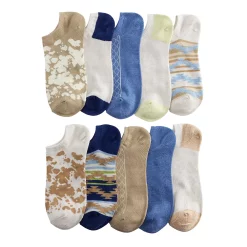 Sonoma Goods For Life® 10 Pack Check Pattern No Show Socks 15 Sonoma Goods For Life® 10 Pack Check Pattern No Show Socks -Sonoma Clothing Store 5744058 Cow Print