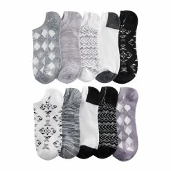 Sonoma Goods For Life® 10 Pack Check Pattern No Show Socks 20 Sonoma Goods For Life® 10 Pack Check Pattern No Show Socks -Sonoma Clothing Store 5744058 Southwest Aztec
