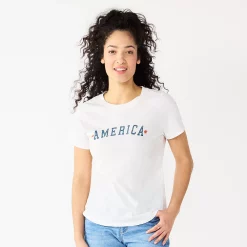 Women's Sonoma Goods For Life® Patriotic Graphic Tee -Sonoma Clothing Store 5757625 Vintage America