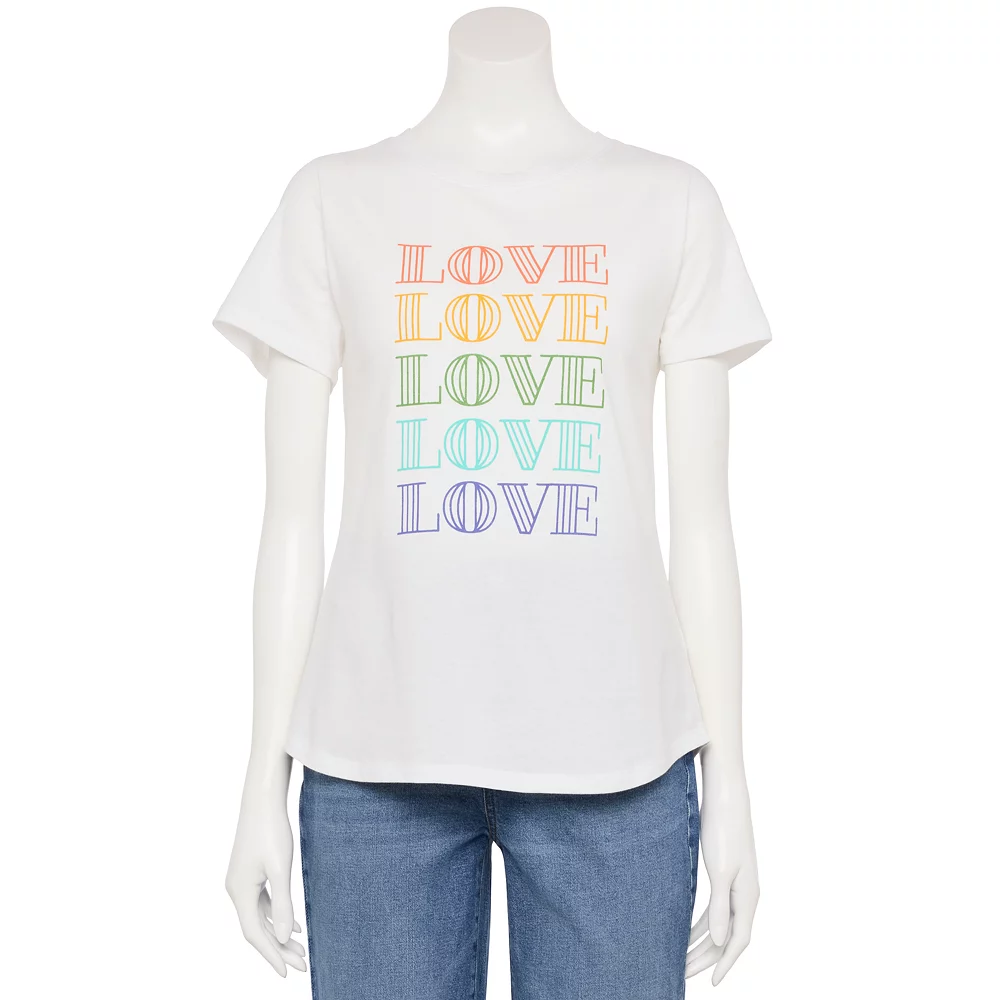 Women's Sonoma Goods For Life® Pride Graphic Tee 3 Women's Sonoma Goods For Life® Pride Graphic Tee