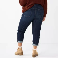 Plus Size Sonoma Goods For Life® Premium High-Waisted Boyfriend Jeans 9 Plus Size Sonoma Goods For Life® Premium High-Waisted Boyfriend Jeans -Sonoma Clothing Store 5780060 ALT