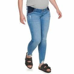 Maternity Sonoma Goods For Life® Side Panel Belly Band Jeggings 10 Maternity Sonoma Goods For Life® Side Panel Belly Band Jeggings -Sonoma Clothing Store 5812471 Medium Wash