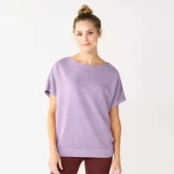 Women's Sonoma Goods For Life® Solid Back-Tie Top 11 Women's Sonoma Goods For Life® Solid Back-Tie Top -Sonoma Clothing Store 5816099 Light Purple