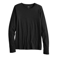 Women's Sonoma Goods For Life® Adaptive & Easy Dressing Everyday Long Sleeve Top 24 Women's Sonoma Goods For Life® Adaptive & Easy Dressing Everyday Long Sleeve Top -Sonoma Clothing Store 5816132 Black