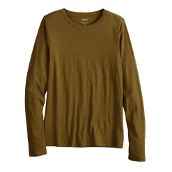 Women's Sonoma Goods For Life® Adaptive & Easy Dressing Everyday Long Sleeve Top 26 Women's Sonoma Goods For Life® Adaptive & Easy Dressing Everyday Long Sleeve Top -Sonoma Clothing Store 5816132 Olive