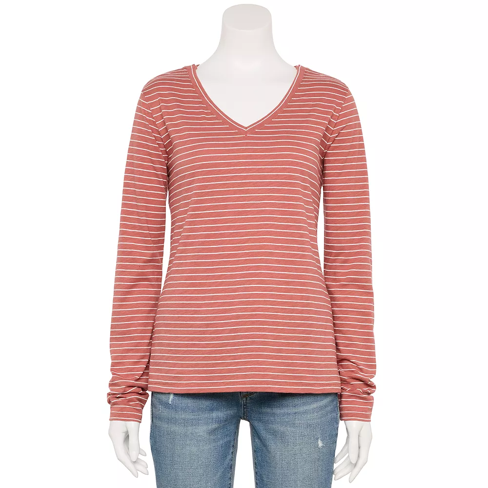 Women's Sonoma Goods For Life® Everyday Adaptive & Easy Dressing V-Neck Long Sleeve Top 9 Women's Sonoma Goods For Life® Everyday Adaptive & Easy Dressing V-Neck Long Sleeve Top - Image 7