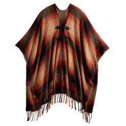 Women's Sonoma Goods For Life® Fireplace Plaid Topper with Toggles 7 Women's Sonoma Goods For Life® Fireplace Plaid Topper with Toggles -Sonoma Clothing Store 5831811 ALT2