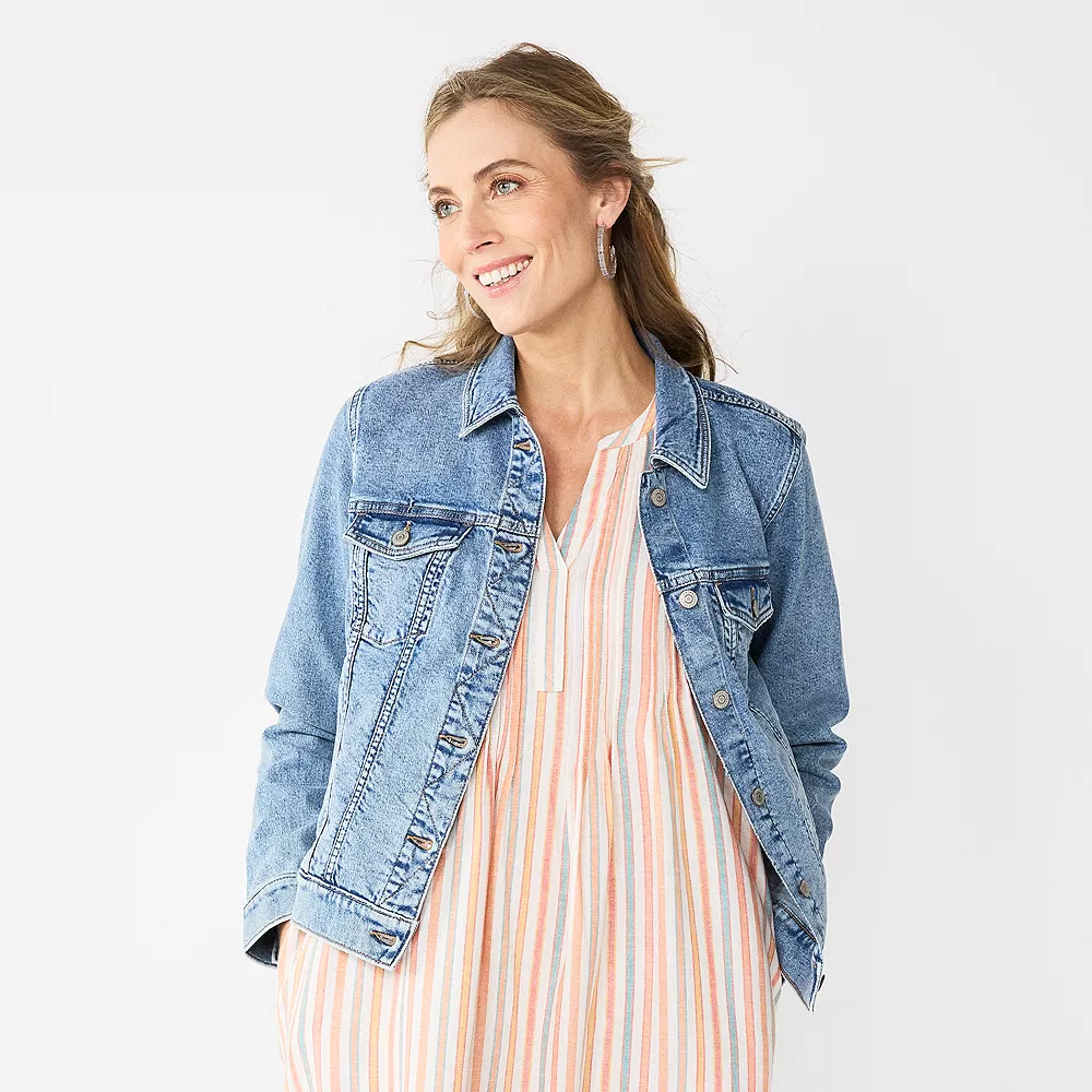 Women's Sonoma Goods For Life® Denim Jacket 5 Women's Sonoma Goods For Life® Denim Jacket - Image 3