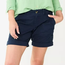 Petite Sonoma Goods For Life® Utility Bermuda Shorts 11 Petite Sonoma Goods For Life® Utility Bermuda Shorts -Sonoma Clothing Store 5927882 Navy