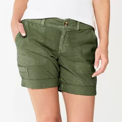 Women's Sonoma Goods For Life® Utility Bermuda Shorts -Sonoma Clothing Store 5940057 Olive
