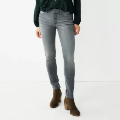 Women's Sonoma Goods For Life® Supersoft Stretch Midrise Skinny Jeans -Sonoma Clothing Store 6124976 Cellars