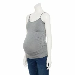 Maternity Sonoma Goods For Life® Seamless Camisole - Size XS 9 Maternity Sonoma Goods For Life® Seamless Camisole - Size XS -Sonoma Clothing Store 6142300 Grey